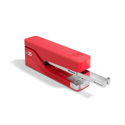 TRU RED™ Desktop Stapler, 25-Sheet Capacity, Red (TR58101)