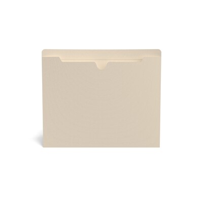Staples® Reinforced File Jacket, Flat, Letter Size, Manila, 100/Box (TR293050)