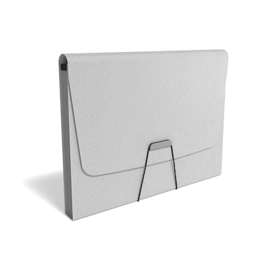 TRU RED™ Moisture Resistant Reinforced Plastic Filing Accordion File, 13-Pocket, Letter Size, White