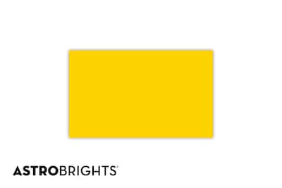 Astrobrights Colored Paper, 24 lbs., 8.5 x 14, Solar Yellow, 500  Sheets/Ream (22532)