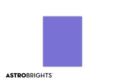 Astrobrights Colored Paper, 24 lbs., 8.5 x 11, Venus Violet, 500 Sheets/Ream (22081)