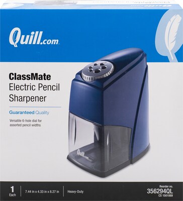 Quill Brand® ClassMate Electric Pencil Sharpener, Blue (21833-QCC)