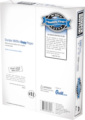 Dunder Mifflin Paper Company - Dunder Mifflin Paper Reams now available on  our website DunderMifflinPaper.com