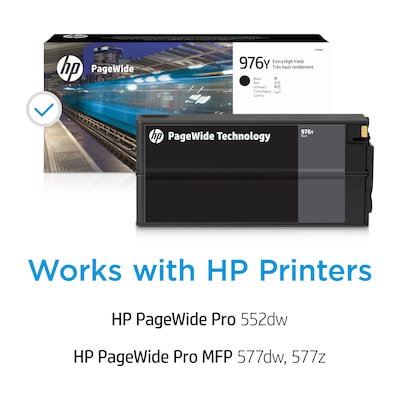 HP 976Y Black Extra High Yield Ink Cartridge (L0R08A)