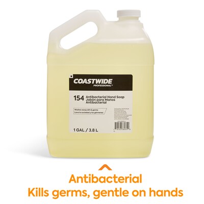 Coastwide Professional™ Antibacterial Liquid Hand Soap Refill, Unscented, 1  Gal., 4/Carton (CW153RU0 | Quill.com