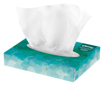Kleenex Junior Facial Tissue, Flat Box, 2-Ply, 40 Sheets/Box, 80 Boxes/Pack  (21195) | Quill.com