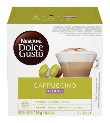 NESCAFE Dolce Gusto Skinny Cappuccino, Coffee, 16 Pods/Box (NES27370) |  Quill.com