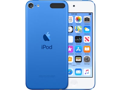 Apple iPod Touch, 7th Generation, WiFi, 32GB, Blue (MVHU2LL/A) | Quill.com