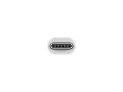 Apple Thunderbolt 3 (USB-C) to Thunderbolt 2 Adapter, Male to Female, White  (MMEL2AM/A) | Quill.com