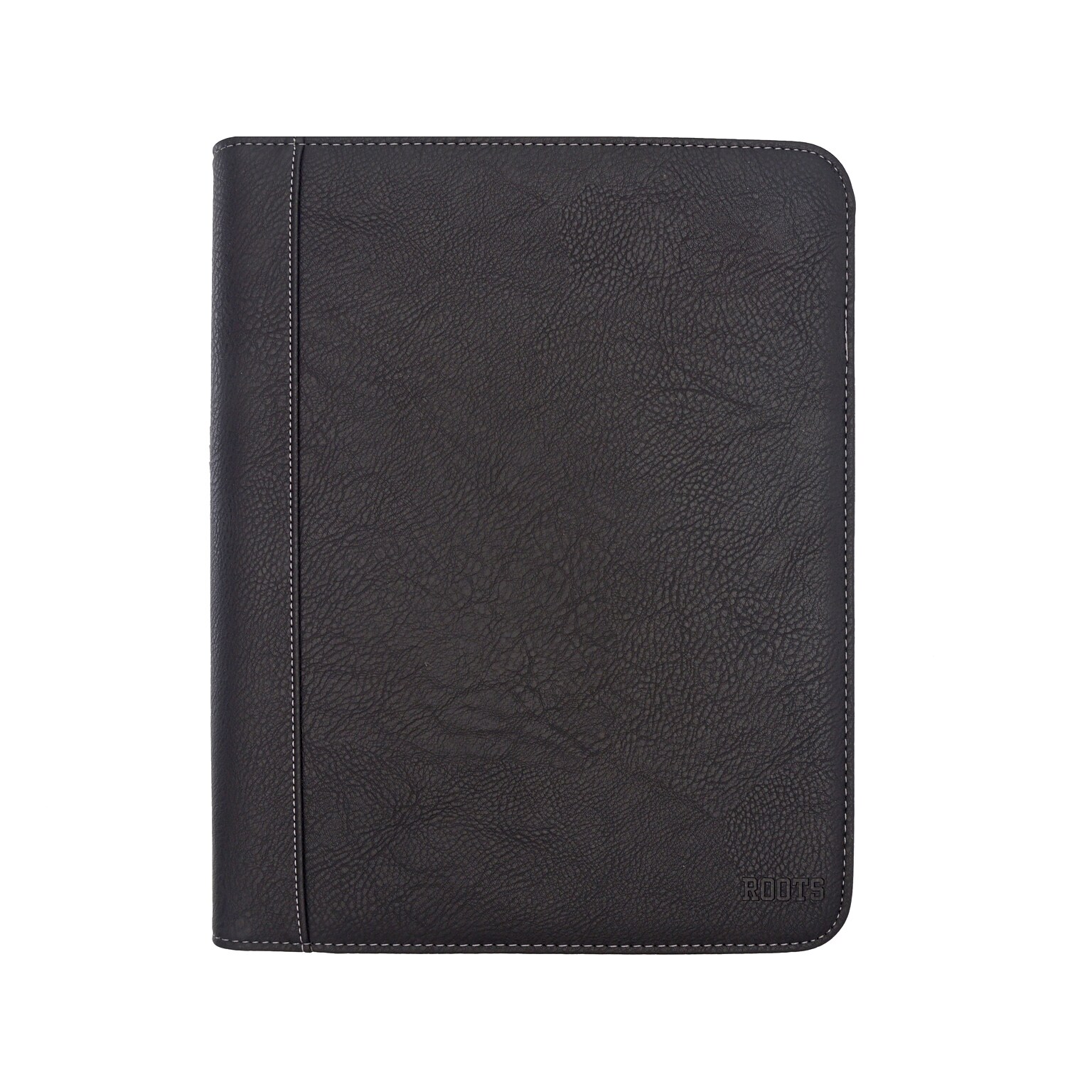 ROOTS Executive Padfolio with Zipper Closure, Black (RQ9PF-25)