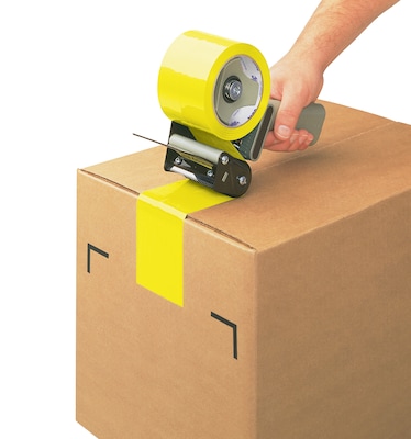 Tape Logic Colored Carton Sealing Heavy Duty Packing Tape, 3" x 55 yds., Yellow, 6/Carton (T90522Y6PK)