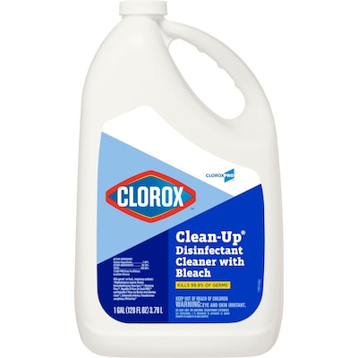 Clorox Commercial Solutions Clean-Up All Purpose Cleaner, 32 Oz Spray Bottle  PLUS 128 Oz Refill