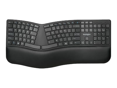 Kensington Pro Fit Ergo Wireless Keyboard, Black (K75401US)