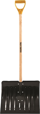 Jackson Professional Tools True Temper 18"W Snow Shovel with Wood Handle  (027-1640700) | Quill.com