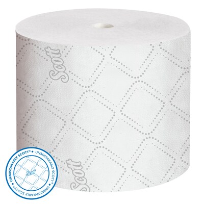 Scott Pro 2-Ply Small Core Standard Toilet Paper, White, 1100 Sheets/Roll,  36 Rolls/Carton (47305) | Quill.com