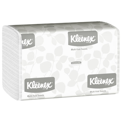 Kleenex Recycled Multifold Paper Towels, 1-ply, 150 Sheets/Pack (01890) |  Quill.com
