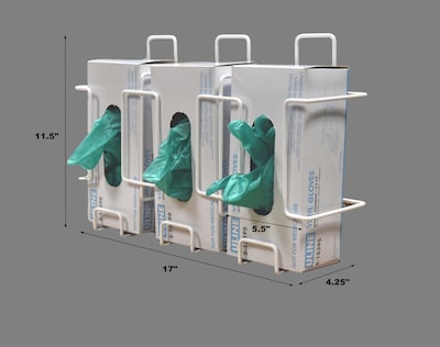 Omnimed Side-by-Side Triple Glove Box Dispenser (305380)