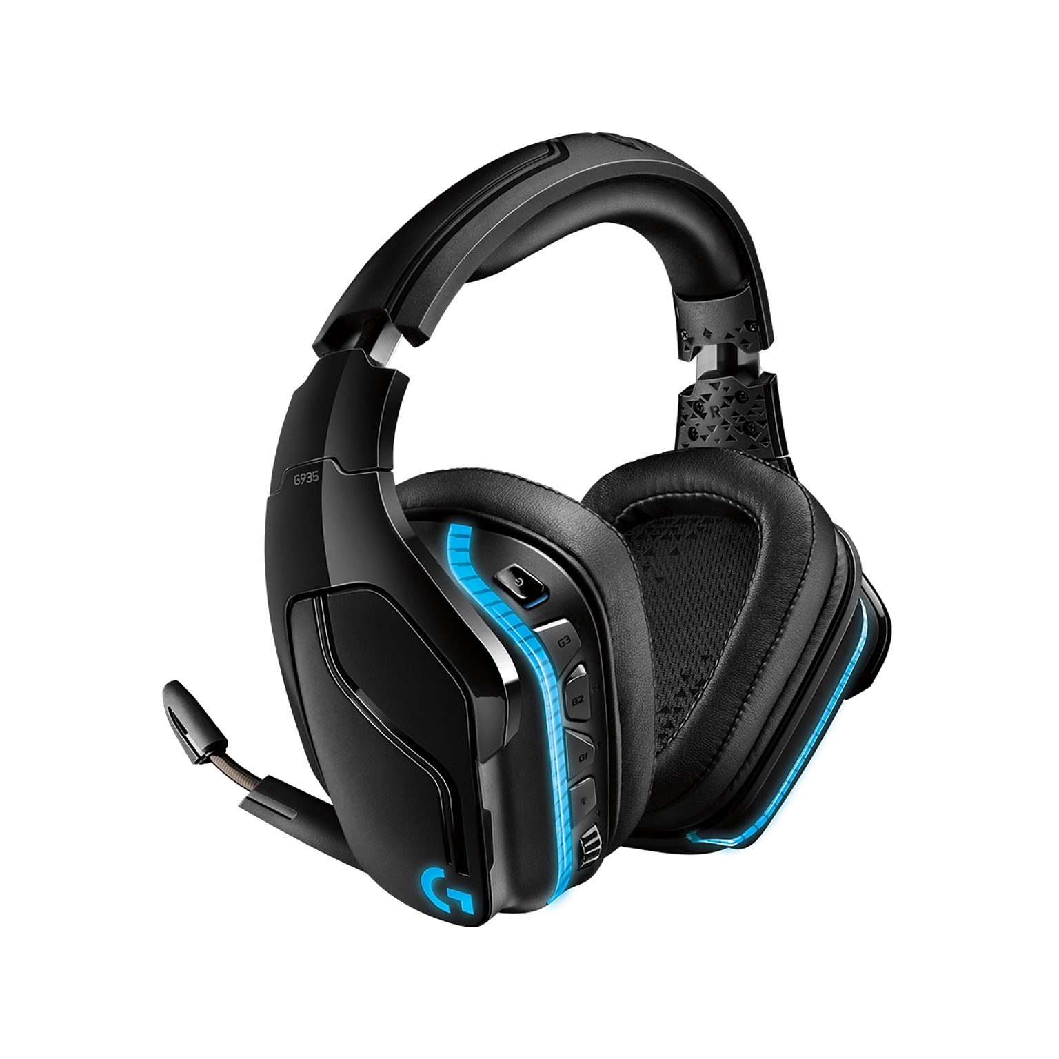 Logitech G Series G935 Wireless Over-the-Ear Gaming Headset, Black  (981-000742) | Quill.com