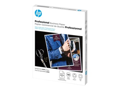HP Professional Business Paper, Matte, 8.5 x 11, 150 Sheets/Pack (4WN05A)