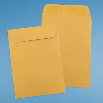 JAM Paper 5.5 x 7.5 Open End Kraft Catalog Envelopes, Brown Kraft Manila, 50/Pack (4101i)