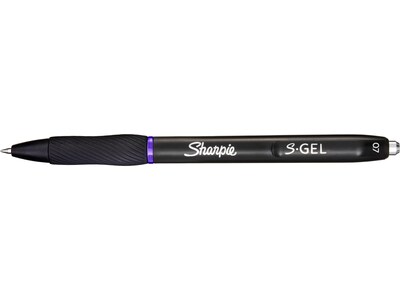 Sharpie S-Gel Retractable Gel Pen, Medium Point, Purple Ink, Dozen