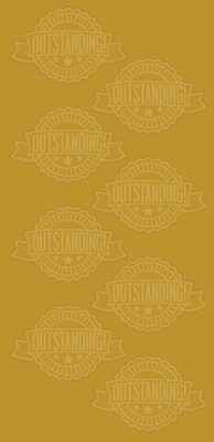 Great Papers! Outstanding Ribbon Foil Seal, 48/Pack (20104102)