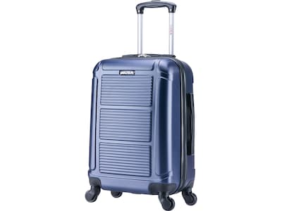 InUSA Pilot 20 Hardside Carry-On Suitcase, 4-Wheeled Spinner, Blue (IUPIL00S-BLU)
