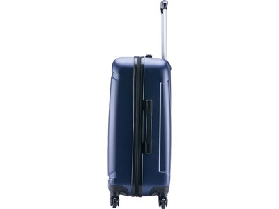 InUSA Pilot 20" Hardside Carry-On Suitcase, 4-Wheeled Spinner, Blue (IUPIL00S-BLU)