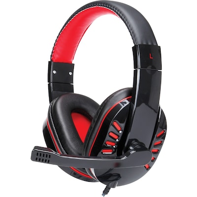 Supersonic IQ Sound Wired Stereo Gaming Headset, Over-the-Head, Red (IQ-450G)  | Quill.com