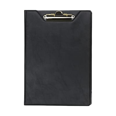 Samsill Value Series Faux Leather Padfolio/Notepad, Black (71410)