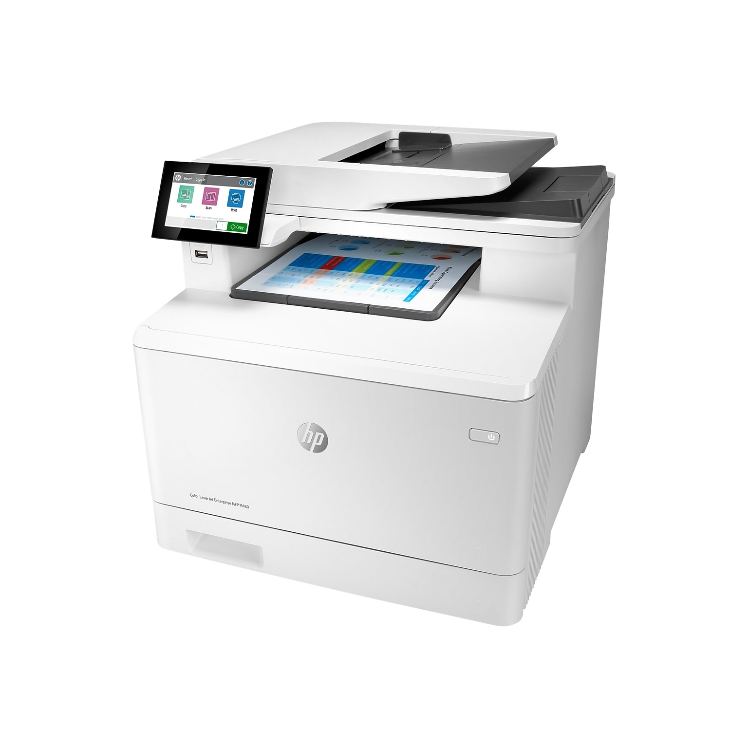 HP LaserJet Enterprise MFP M480f Printer All-In-One (3QA55ABGJ) | Quill.com