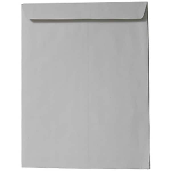 JAM Paper® 9 x 12 Open End Catalog Envelopes, Grey Kraft, 50/Pack
