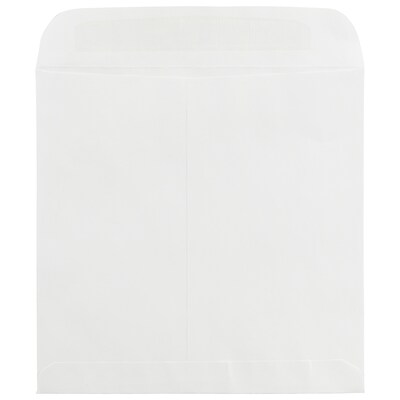 JAM Paper 11.5 x 11.5 Large Square Invitation Envelopes, White, 50/Pack (3992321I)