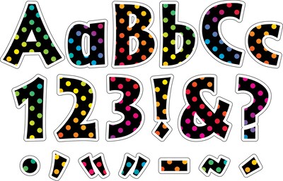 Barker Creek Over the Rainbow 4" Letter Pop Out, All Age