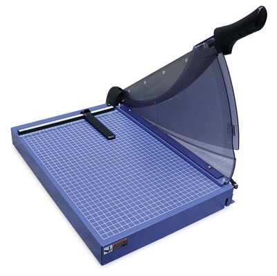 United T18P 18" Professional-Grade Guillotine Trimmer, 40 Sheet Capacity, Blue