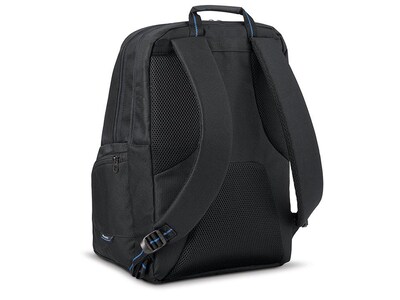 Solo New York Thrive Laptop Backpack, Black/Blue Polyester (UBN701-44)