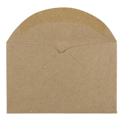 JAM Paper 3Drug Kraft Mini Recycled Envelopes, 2.3125 x 3.625, Brown Kraft Paper Bag, 50/Pack (52076