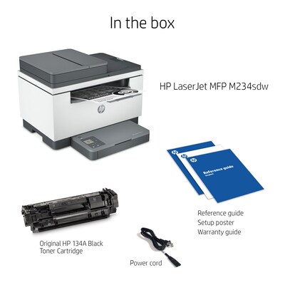 HP LaserJet MFP M234sdw Printer Wireless (6GX01F#BGJ) Black/White Laser All-in-One Printing