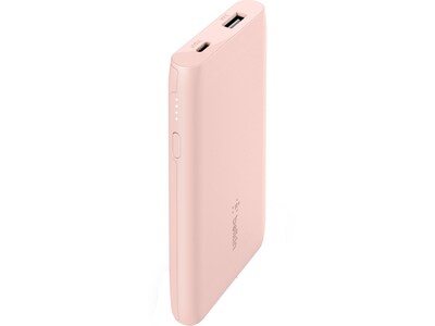 Belkin BOOST CHARGE USB Power Bank for Most Smartphones, 5000mAh, Rose Gold  (BPB004BTC00) | Quill.com