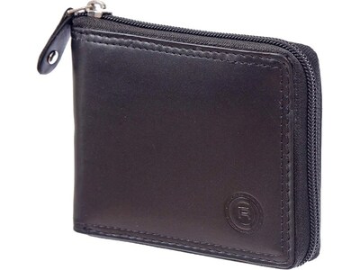 Club Rochelier Leather Billfold Wallet, Black (44300-Blk)