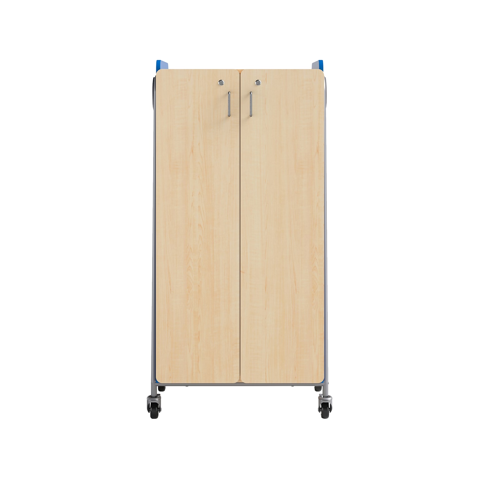 Safco Whiffle Typical 15 60 x 30 Particle Board Double-Column Mobile Storage, Spectrum Blue (3935SBU)
