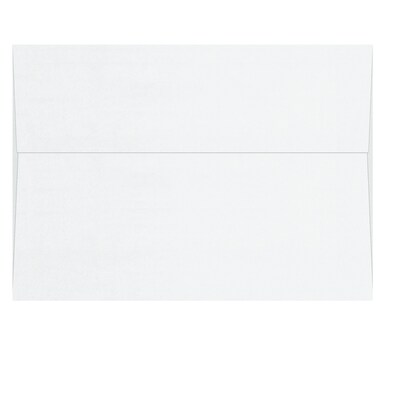 Gold Lined White Printed Gum Sealed Envelopes, 5-5/8 x 7-7/8, 25 Per Pack