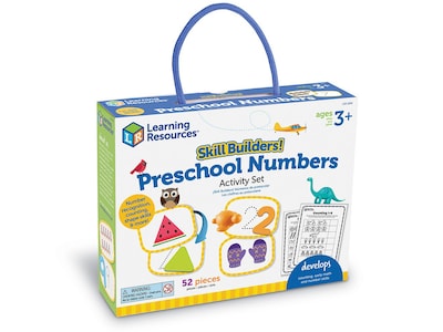 Learning Resources Skill Builders! Preschool Numbers, Multicolor (LER1245)