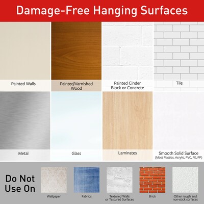 12 Pairs Large Picture Hanging Strips Heavy Duty, 12 Pairs (24 Strips)  Sticky Picture Hangers For Walls, Hanging Pictures Without Nail, Damage  Free No Nails Refill Adhesive Poster Strips For Frame Mounting Strips