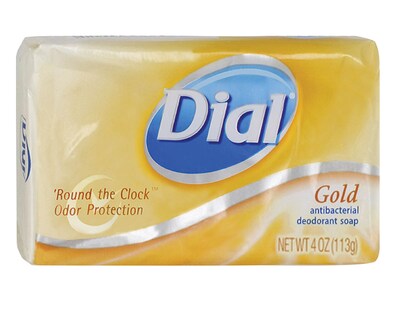 Dial Gold Antibacterial Bar Soap, 4 oz, 72/Carton (DIA02401)