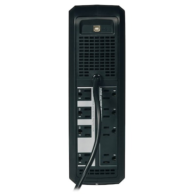 Tripp Lite UPS 900VA Battery Backup UPS, 8-Outlets, Black (OMNI900LCD)