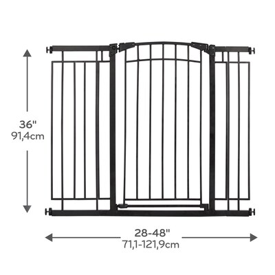 Evenflo Multi-Use Décor Tall Walk-Thru Baby Gate (4471110)