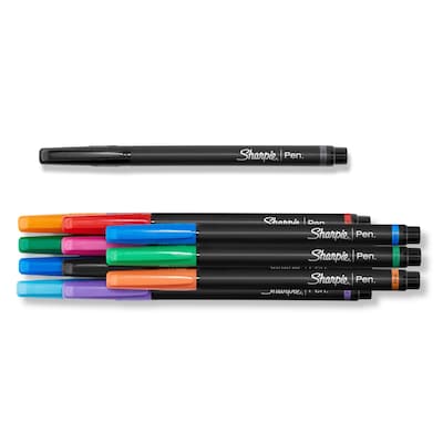  SHARPIE Felt Tip Pens, Fine Point, Blue, 2-Count : Office  Products