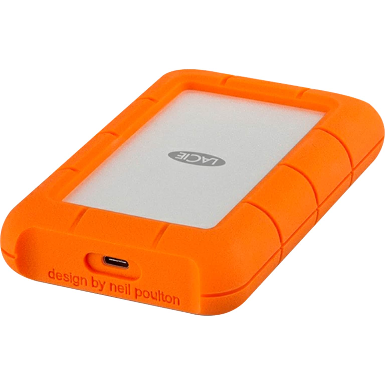 LaCie Rugged 5TB USB Type-C External Hard Drive, Orange (STFR5000800) |  Quill.com
