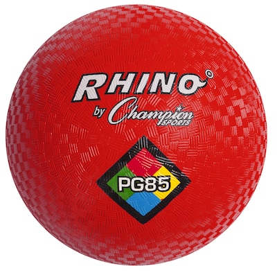 Champion Sports Playground Ball, 8.5, Red, Pack of 3 (CHSPG85RD-3)